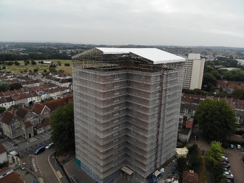 Corbett House, Barton Hill Ashton Scaffolding